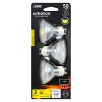 Feit Electric50-Watt Equivalent MR16 GU10 Dimmable Track Lighting 90+ CRI Frosted Flood LED Light Bulb, Bright White 3-Pack (BPMR16IFGU500930CA/3)