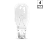 Feit Electric18-Watt Bright White (3000K) T5 Wedge Base Dimmable 12-Volt Landscape Garden Incandescent Light Bulb 4-Pack (BPLV518/4/HDRP)