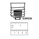 Feit Electric300-Watt Equivalent Corn Cob E26 with E39 Mogul Adapter High Lumen HID Utility LED Light Bulb Daylight (5000K) (1-Pack) (C4000/5K/LEDG2/HDRP)