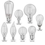 Feit Electric25-Watt Equivalent B10 E12 Candelabra Dimmable White Filament Clear Chandelier LED Light Bulb, Daylight 5000K 3-Pack (CTC25950CAWFILHDRP/3)