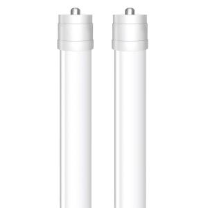 Feit Electric40-Watt 8 ft. T12 FA8 Single Pin Type A Plug and Play Linear LED Tube Light Bulb, Daylight Deluxe 6500K (2-Pack) (T1296/865/A/LEDG2/2)