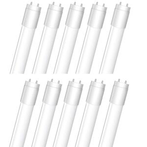 Feit Electric18-Watt 4 ft. T8/T12 G13 Type B Ballast Bypass Linear LED Tube Light Bulb, Selectable White 10-Pack (T4815/4CCT/B/LED/10)