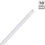 Feit Electric4 ft. 15-W G13 Type AB T8 Plug and Play Or T8/T12 Ballast Bypass Linear LED Tube Light Bulb, Cool White 4000K 10-Pack (T4815/840/AB/LED10RP)