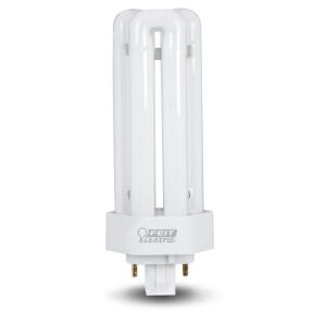 Feit Electric26-Watt Equivalent PL CFLNI Triple Tube 4-Pin GX24Q-3 Base Compact Fluorescent CFL Light Bulb, Cool White 4100K (BPPLT26E/41/HDRP)