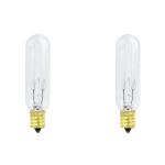 Feit Electric15-Watt Soft White (2700K) T6 Dimmable 145V Candelabra E12 Base Incandescent Light Bulb 2-Pack (BP15T6/2-145/HDRP)