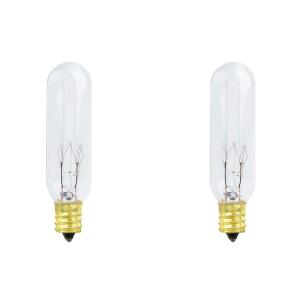 Feit Electric15-Watt Soft White (2700K) T6 Dimmable 145V Candelabra E12 Base Incandescent Light Bulb 2-Pack (BP15T6/2-145/HDRP)