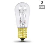 Feit Electric6-Watt Soft White (2700K) S6 Candelabra E12 Base Dimmable Incandescent Light Bulb 2-Pack (BP6S6/HDRP)