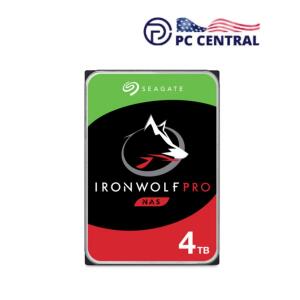 Seagate 4TB IronWolf Pro 7200 rpm SATA III 3.5" Internal NAS HDD (CMR, Retail, 4-Pack) 