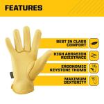 FIRM GRIP X-Large Full Grain Deer Skin Gloves (5138-06)