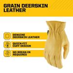 FIRM GRIPX-Large Full Grain Deer Skin Gloves (5138-06)