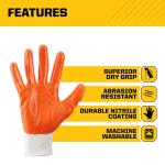 FIRM GRIP Large Nitrile Coated Work Gloves 5 Pack (5558-032)