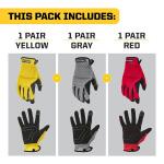 FIRM GRIP Large Utility Work Gloves (3-Pack) (63102-024)