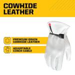 FIRM GRIP Small Cowhide Leather Work Gloves (63855-06)