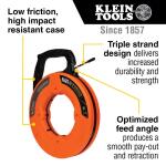 Klein Tools 75 ft. High Flex Polyester Fish Tape (50375)