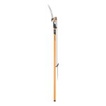 Fiskars 14 ft. Tree Pruner with 15 in. Fiberglass Pole, PowerLever Steel Saw Blade, 1-1/8 in. Cut Capacity (393981-1002)