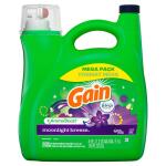 Gain Plus AromaBoost HE Liquid Laundry Detergent, 154 fl. oz., Moonlight Breeze Scent (107 Loads) (003700077196)