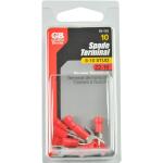 Gardner Bender(Brand Rating: 4.3/5)22-16 AWG 8-10 Stud Size Spade Terminal, Vinyl Red (10-Pack) (15-112)