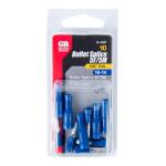 Gardner Bender16-14 AWG 0.156 in. Tab Snap Connector Butt Splice 5 Female and 5 Male, Blue (10-Pack) - 15-163P