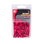 Gardner Bender22 - 16 AWG Butt Splice Wire Connectors in Red (75-Pack) - 75-121