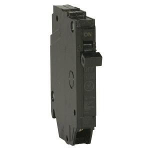 GE Single-Pole Circuit Breaker Q-Line 15 Amp 1/2 in.