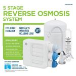 GEUnder Sink 5 Stage Premium Reverse Osmosis Water Filtration System (GXRV40TBN)