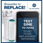 GE Universal Single Stage Replacement Water Filter Cartridge (FXUVC)
