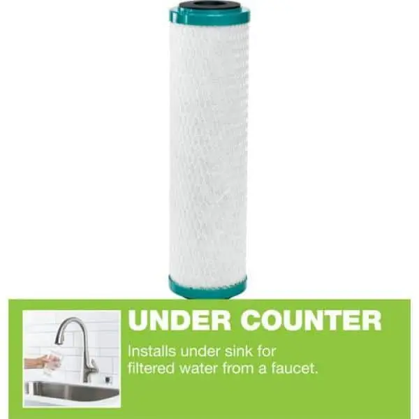 GE Universal Single Stage Replacement Water Filter Cartridge (FXUVC)