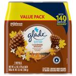 Glade Cashmere Woods Automatic Air Freshener Refill, 6.2 oz (2 Count) (306044)