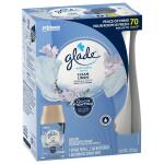 Glade Clean Linen Automatic Air Freshener Starter Kit with Refill, 6.2 oz. (310916)