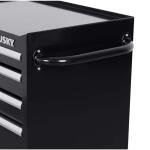 HuskyH27TR5BLK 27 in. W 5-Drawer Gloss Black Rolling Tool Cabinet