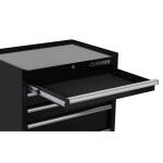 HuskyH27TR5BLK 27 in. W 5-Drawer Gloss Black Rolling Tool Cabinet