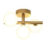 Artika Bloom 13" 15-Watt Modern Gold LED Flush Mount Ceiling Light Fixture – 5 CCT for Kitchen or Bedroom (FM-BL5C-HD2GD)