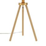 Hampton Bay 22-inch Quinby Gold Tripod Table Lamp with White Fabric Shade