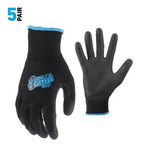 GORILLA GRIPLarge TRAX Extreme Grip Work Gloves (5-Pack) (25627-18)