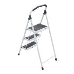 Gorilla Ladders3-Step Steel Lightweight Step Stool Ladder 225 lbs. Load Capacity Type II Duty Rating (9ft. Reach Height) (GLS-3-2)