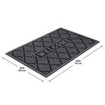 StyleWellDiamonds Charcoal 24 in. x 36 in. Welcome Door Mat (60700281124x36)