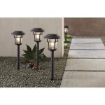 Home Decorators CollectionPalmdale 20 Lumen Gray LED Weather Resistant Outdoor Solar Path Light with Glass Lens 4-Pack (NXT-2364-V-4PK)