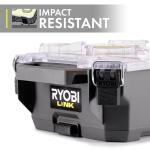 RYOBIS TM304 LINK 6-Compartment Modular Compact Small Parts Organizer Tool Box