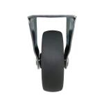 Everbilt 3 in. Rigid Plate Caster with Gray Rubber Like TPR and 175 lb. Load Rating (4037346EB)