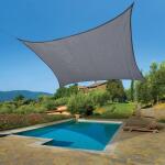 Vigoro 12 ft. x 12 ft. Stone Gray Square Shade Sail (25683)