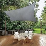 Vigoro 12 ft. x 12 ft. Stone Gray Square Shade Sail (25683)