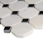 MSI Greecian White 12 in. x 12 in. Polished Marble Floor and Wall Mosaic Tile (1 sq. ft./Each) (TW1-SH-GWO)