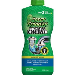 Green Gobbler Drain and Toilet Clog Dissolver – 31 oz. Premeasured Applications (G8071J)