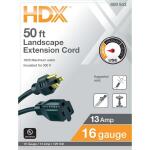 HDX50 ft. 16/3 Light Duty Indoor/Outdoor Landscape Extension Cord, Green (HD#809-543)