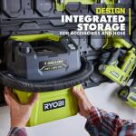 RYOBIONE+ 18V Cordless 1 Gal. Wet/Dry Vacuum (Tool Only) (PCL733B)