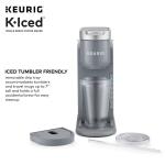 Keurig Gray Iced Coffee Maker with One Cup Serve and Iced Button (5000371871)