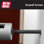 Grip-Rite#6 x 1-1/4 in. #2 Phillips Bugle Head Fine Thread Drywall Screws 1 lb. Box (114DWS1)