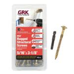 GRK Fasteners5/16 in. x 3-1/8 in. Star Drive Washer Head Rugged Structural Wood Screw (45-Pack) (112221)