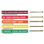 GRK Fasteners#9 x 2-1/2 in. Star Drive Torx Bugle Head R4 Multi-Purpose Wood Screw (100-per Pack) (103101)