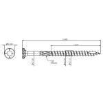 GRK Fasteners#9 x 2-1/2 in. Star Drive Torx Bugle Head R4 Multi-Purpose Wood Screw (100-per Pack) (103101)